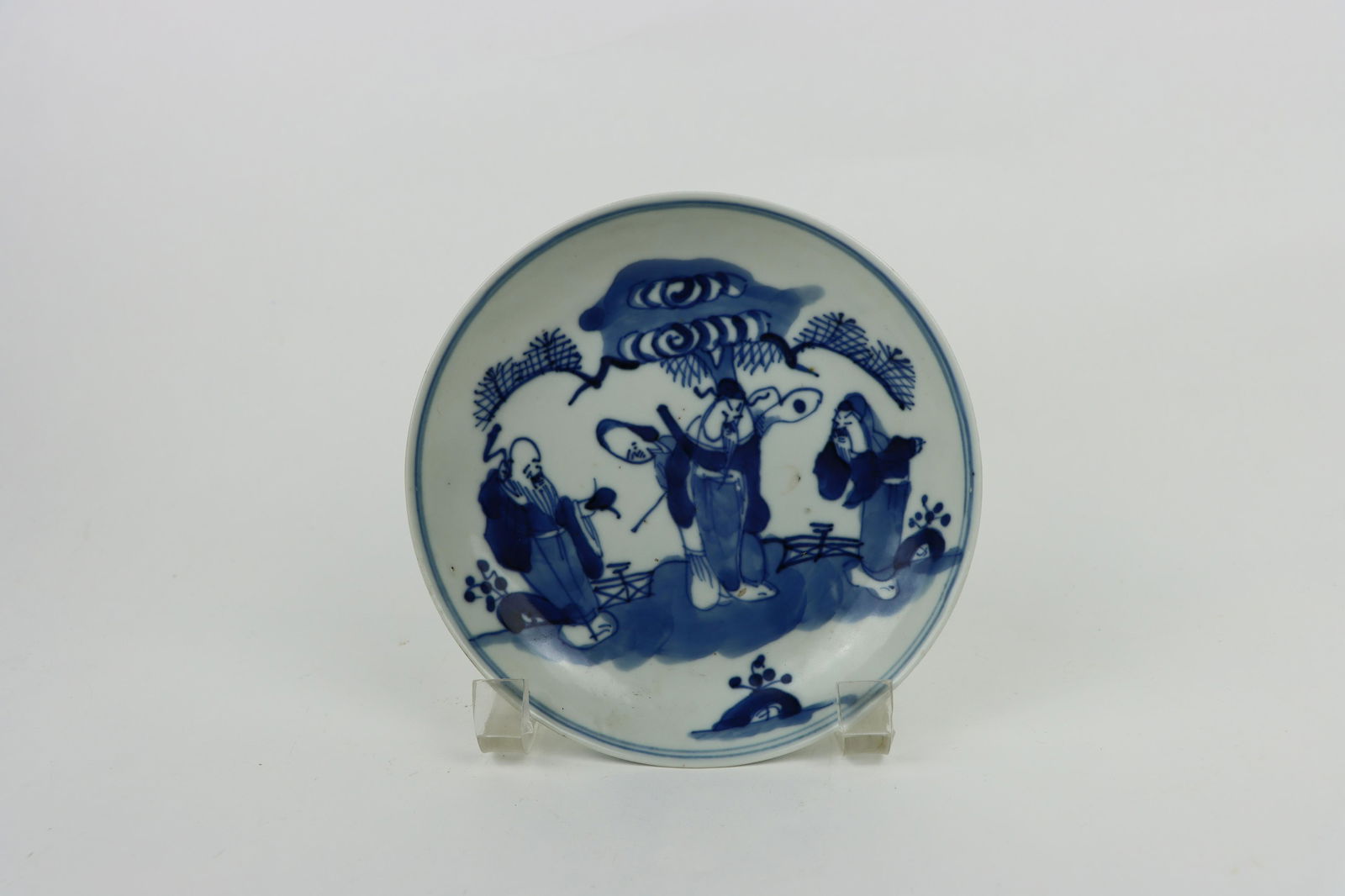 A Chinese Blue & White Porcelain Dish (1 of 4)