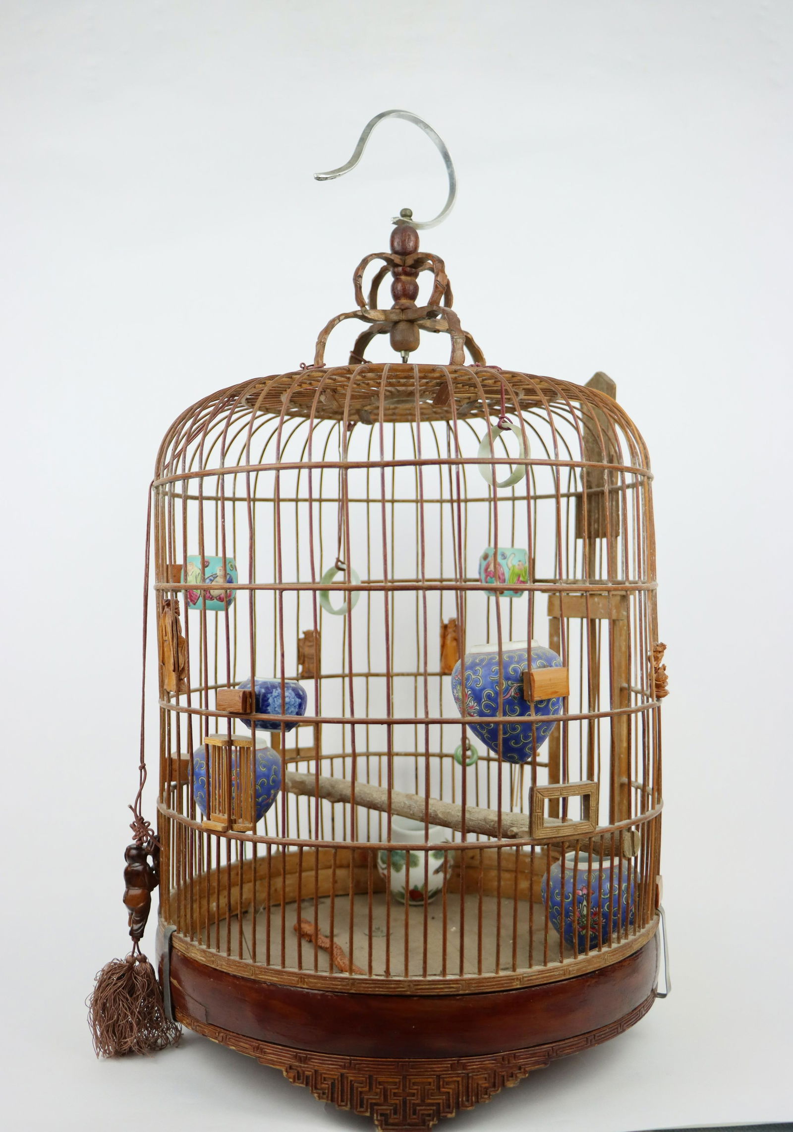 An Early 20th Century Chinese Bamboo Bird Cage (1 of 17)