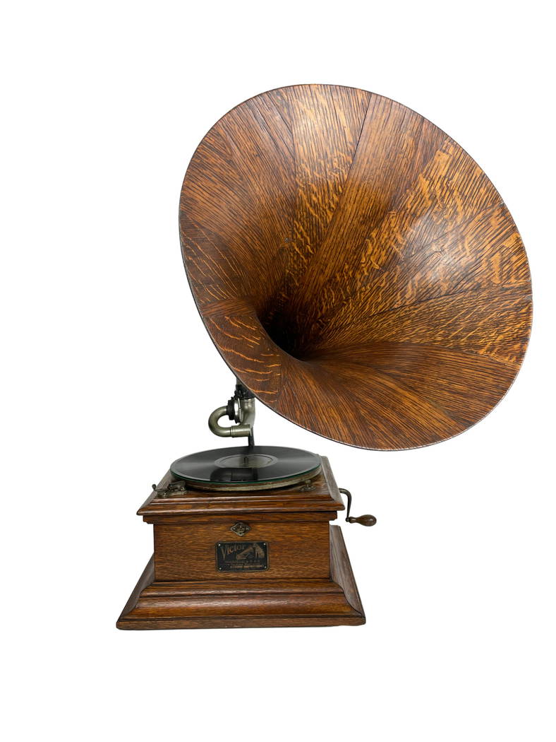 A Rare Victor II Phonograph With Oak Horn - Sep 18, 2022 | P.K. Gallery ...