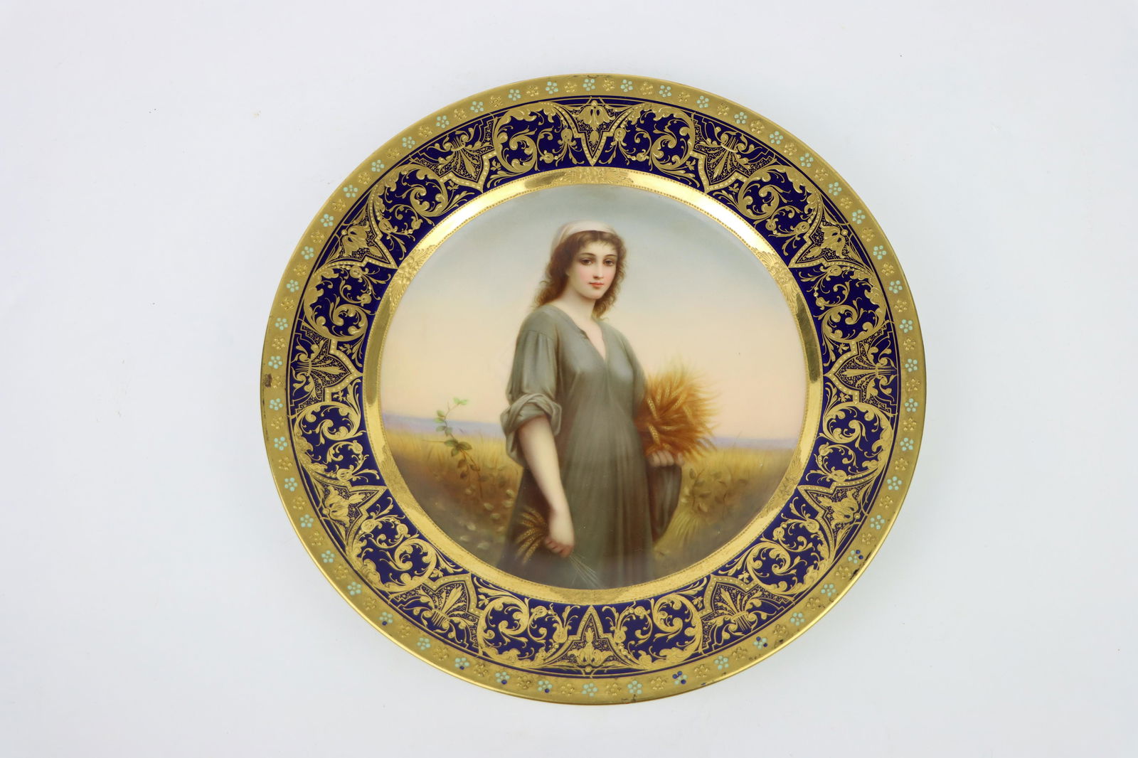 A Fine Royal Vienna Portrait Dish of Ruth (1 of 10)