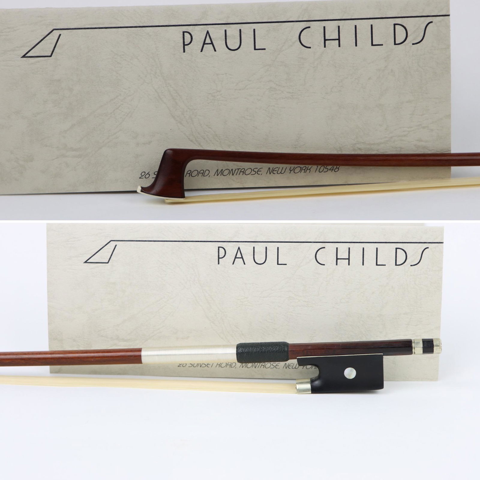 A Fine Certified Silver Mounted Tourte School Violin Bow (1 of 19)