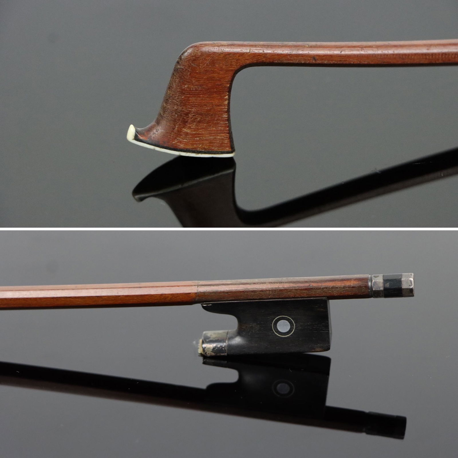 A Strong Illegible Stamp Violin Bow (1 of 18)
