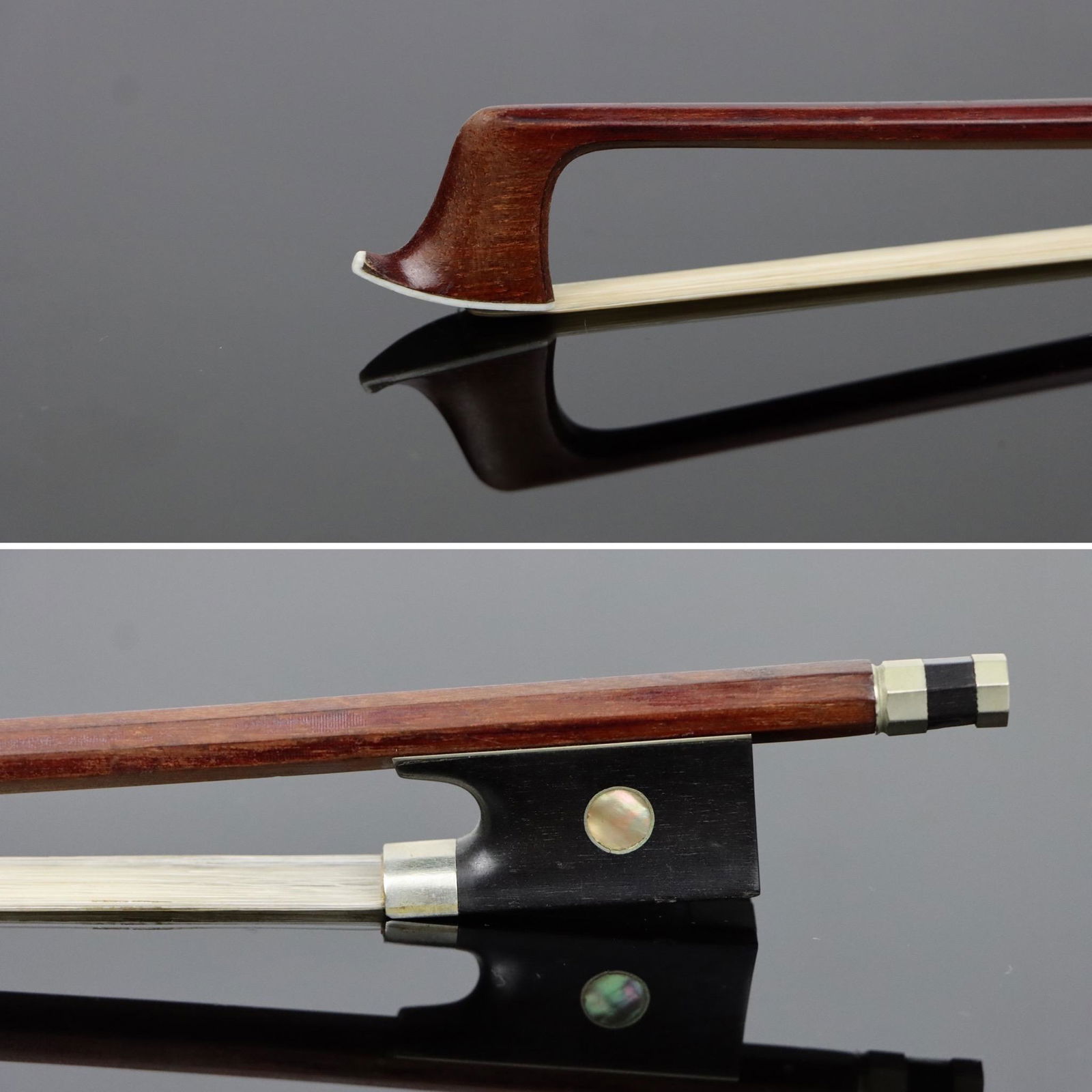 A BAUSCH Violin Bow  Maillechort (1 of 13)