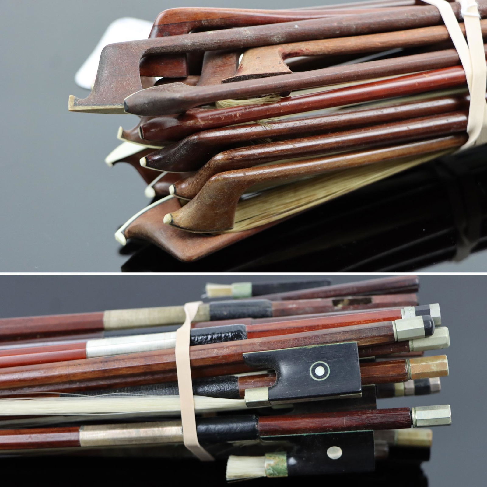A Good Lot of 20 Mixed Violin Bows (1 of 19)