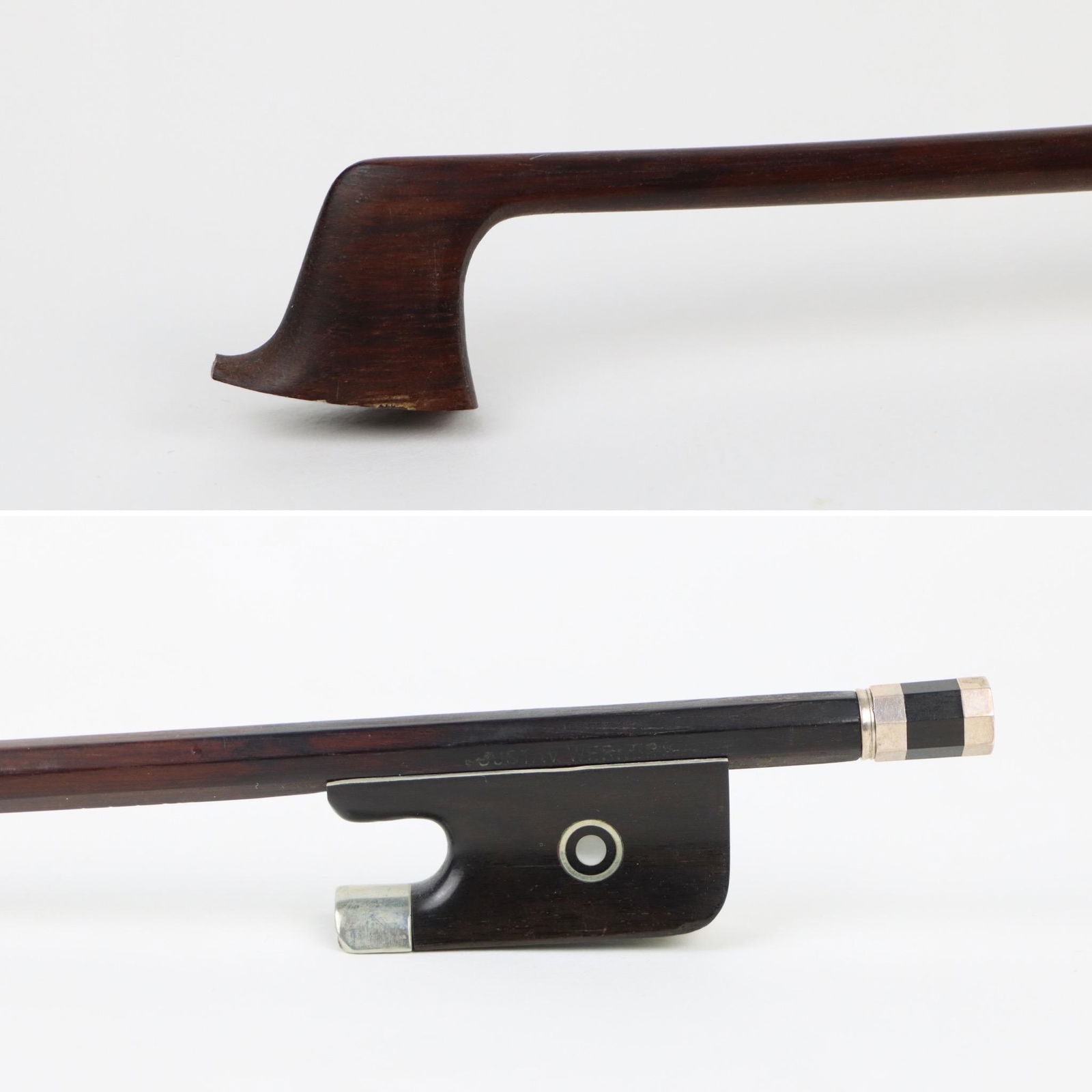 A Gustav Werner Silver Viola Bow (1 of 15)