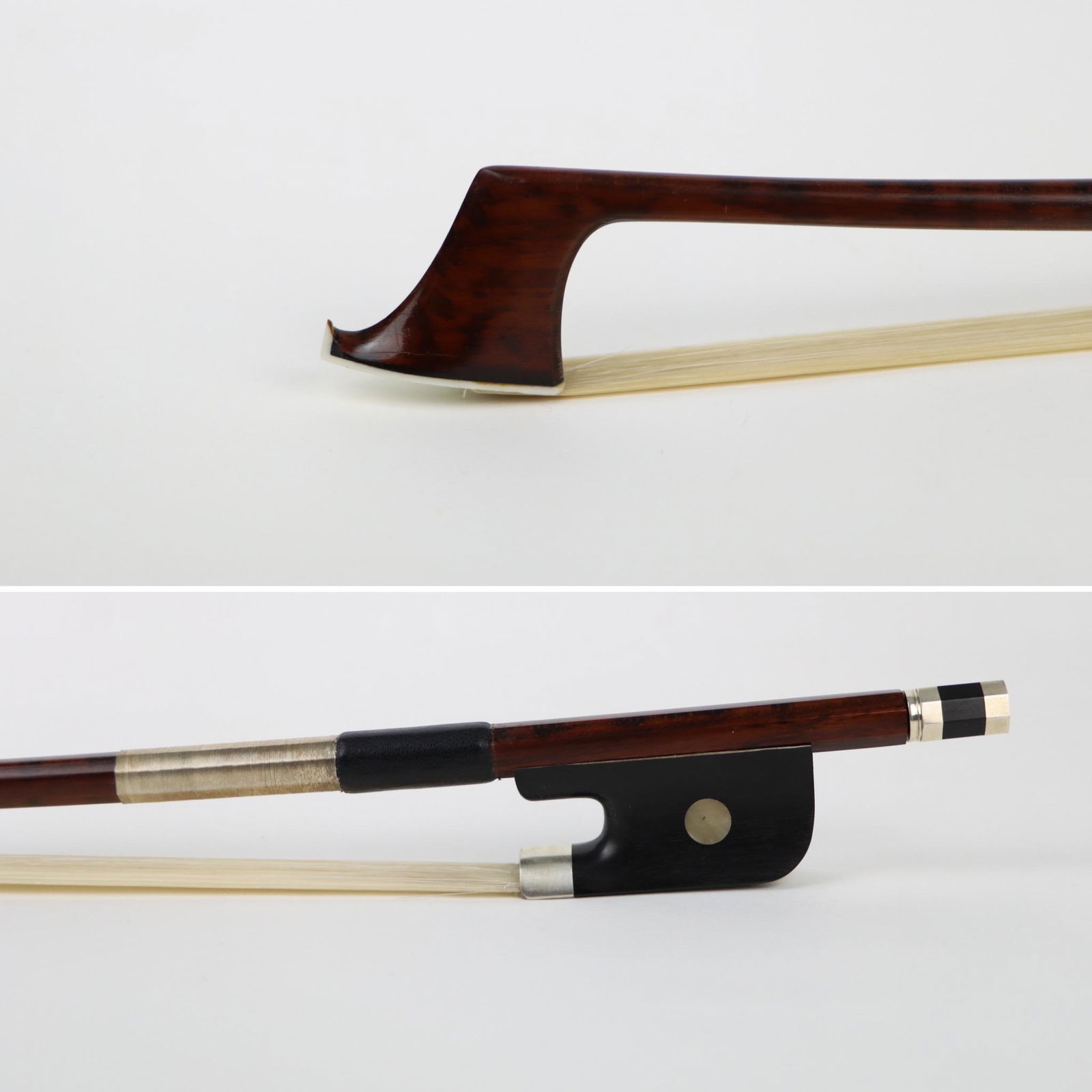 A Silver Snakewood Cello Bow (1 of 16)