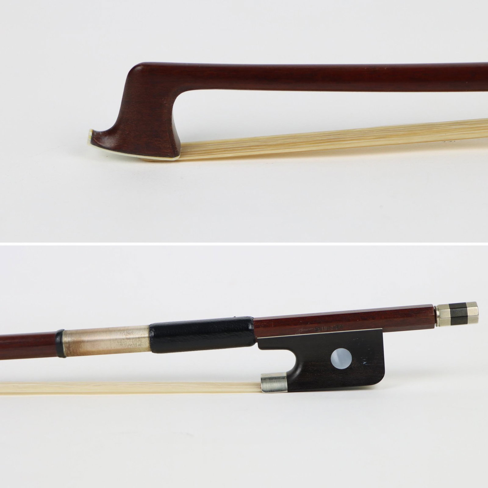 A Viola Bow Stamped Schicker (1 of 13)