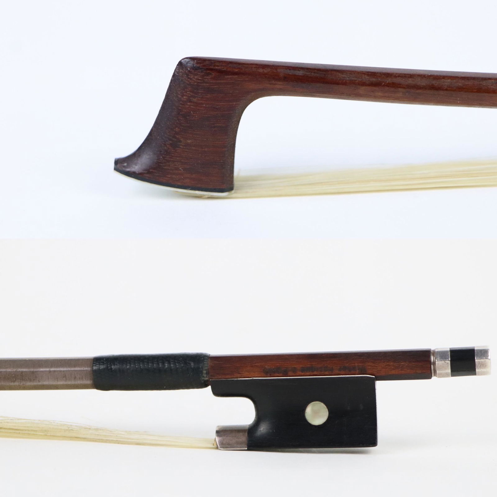 A Silver Violin Bow Stamped Victor Fetique a Paris (1 of 15)