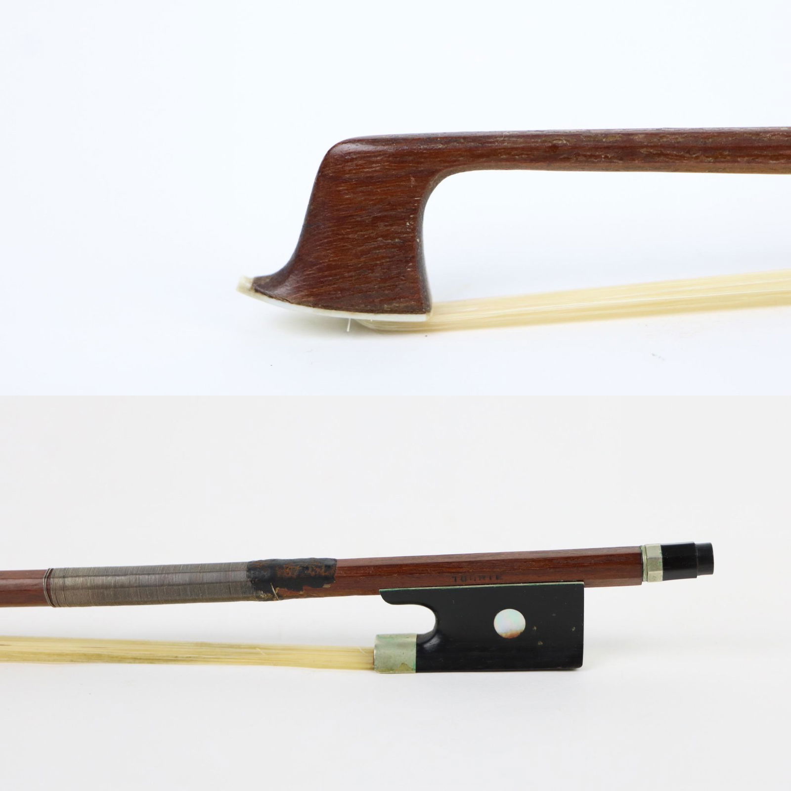 A Violin Bow Stamped Tourte Germany (1 of 17)