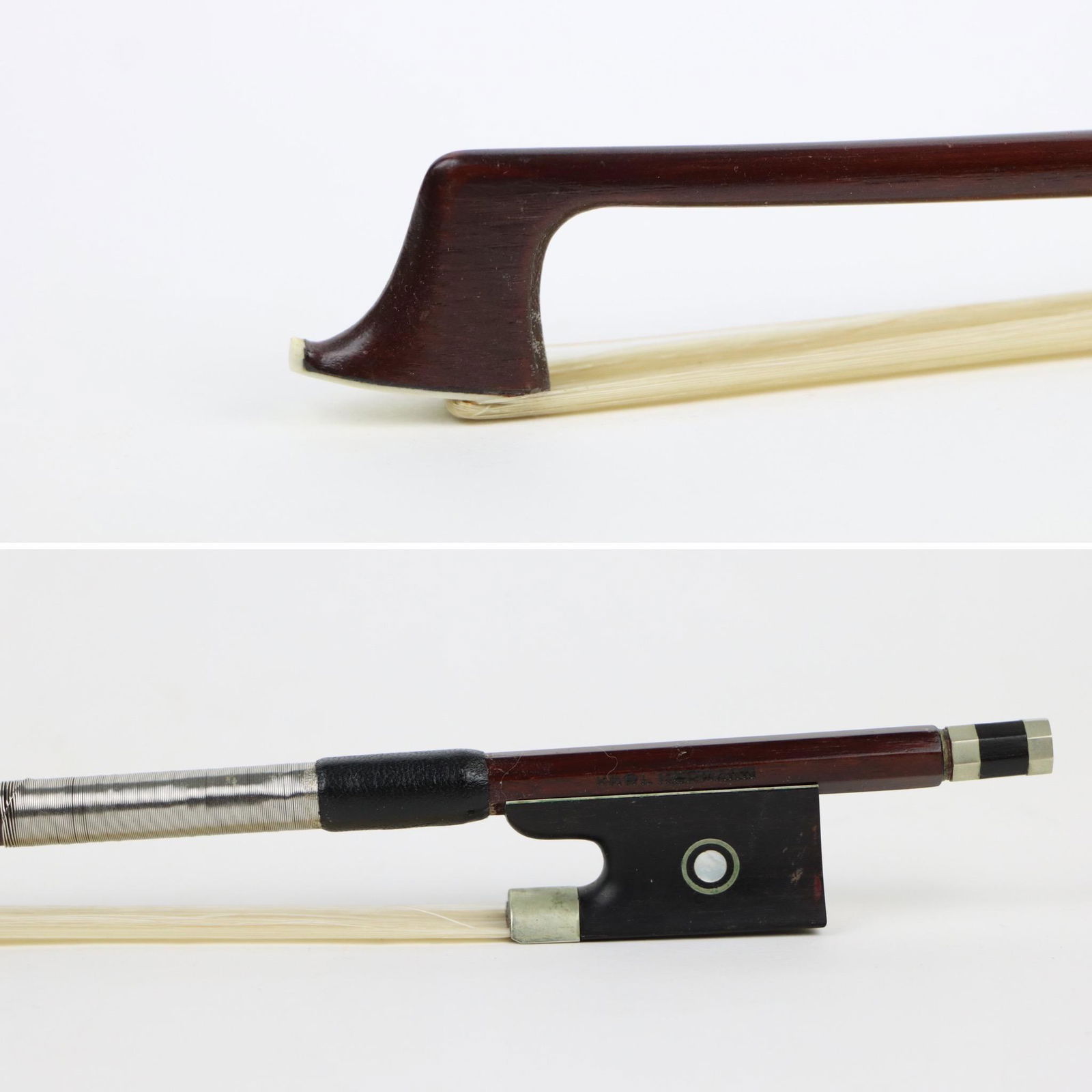 A Violin Bow Stamped Karl Hermann Germany (1 of 14)