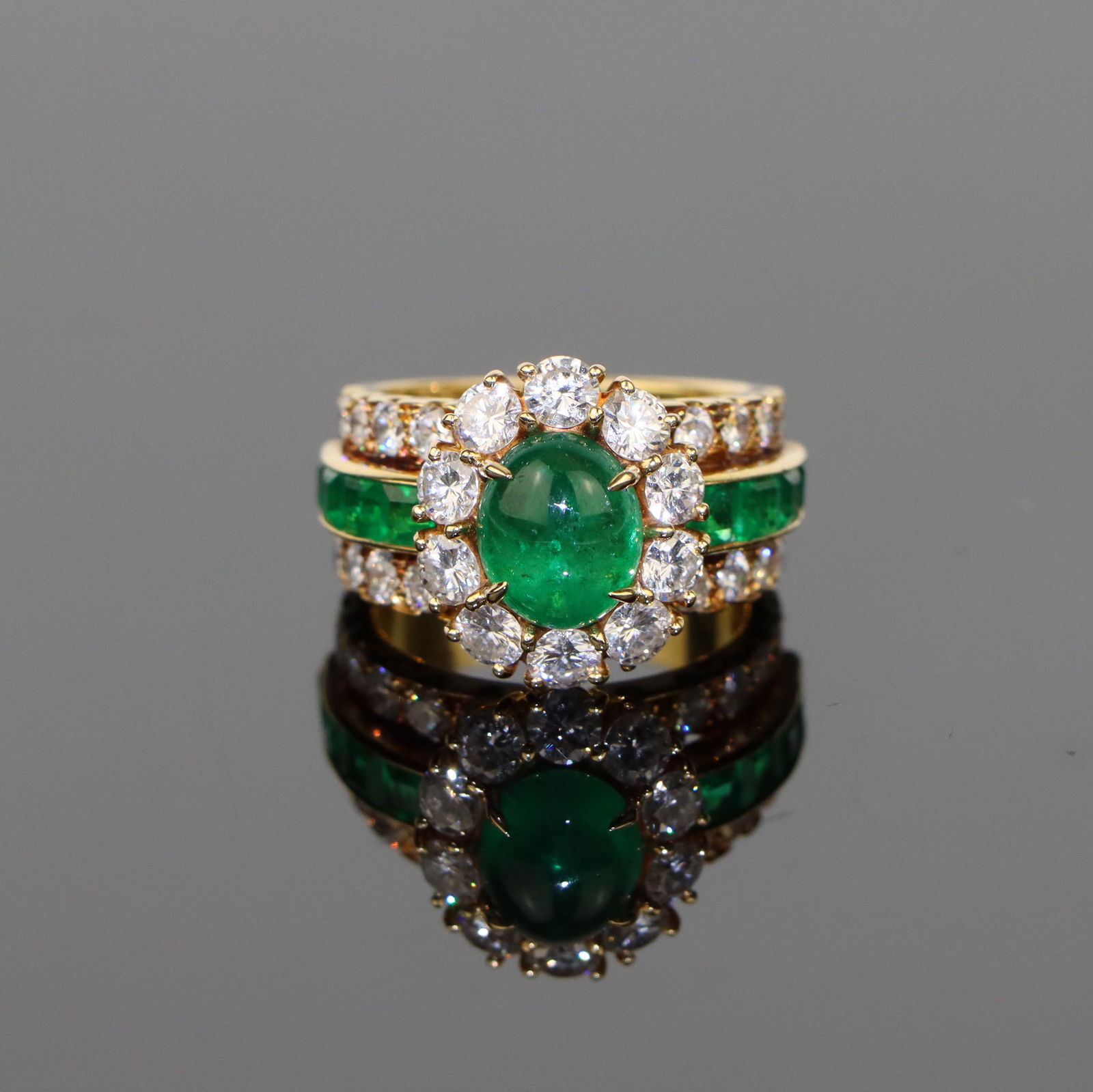 Van cleef shop emerald ring