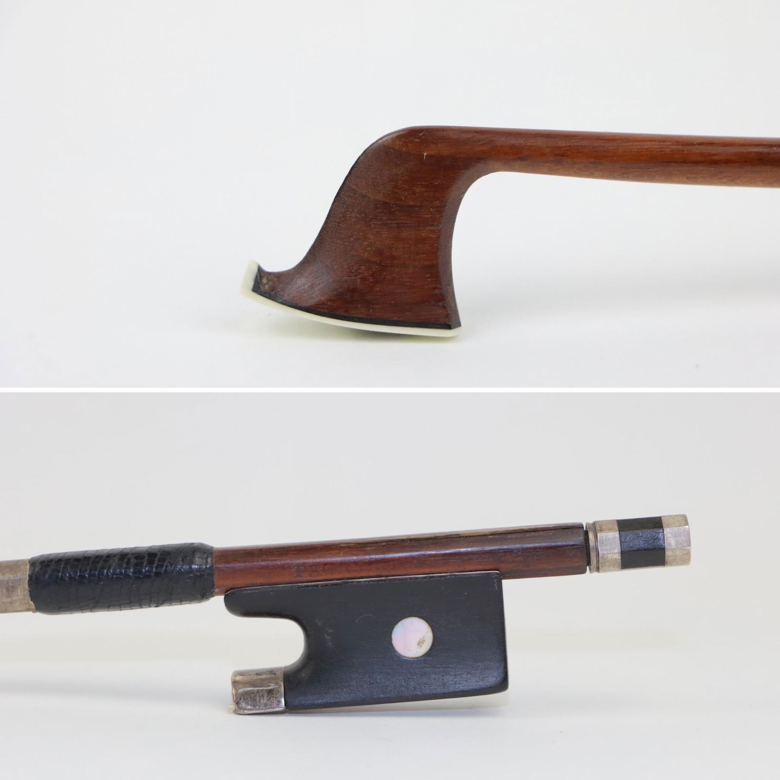 A Silver Violin Bow Stamped PAGANINI (1 of 14)