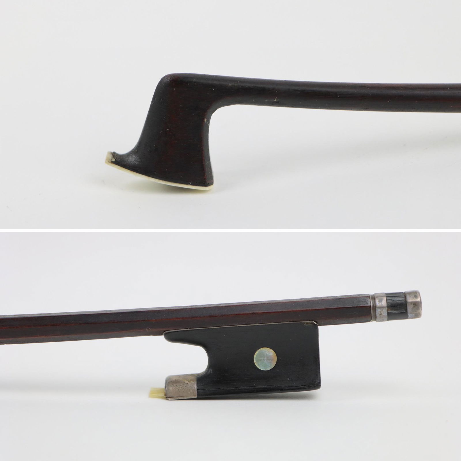 A Silver Hermann Albert Hoyer Violin Bow (1 of 17)