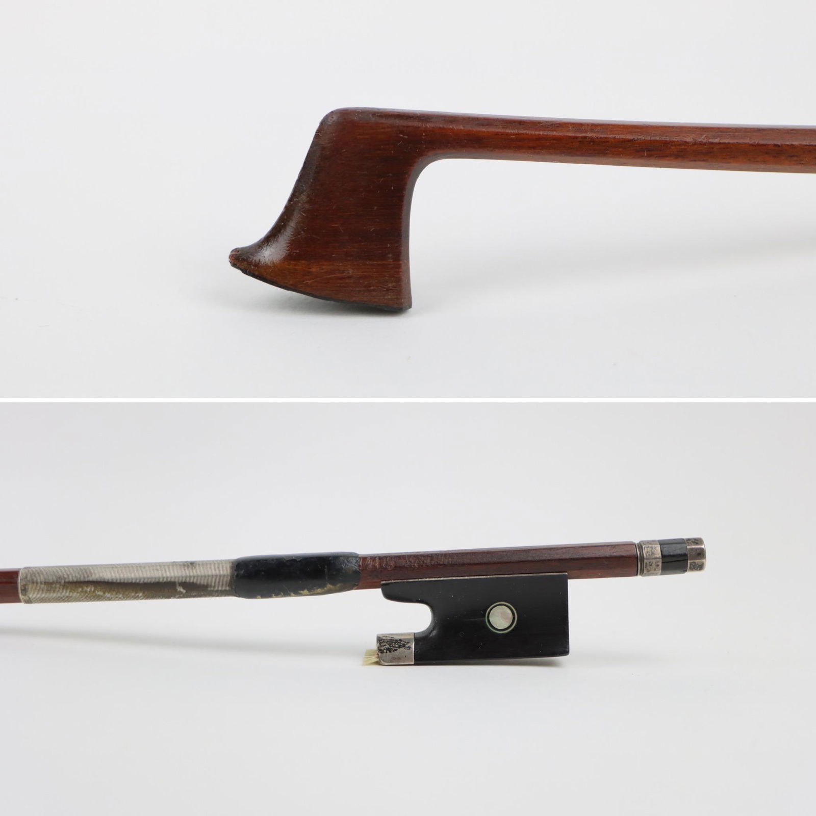 A German Silver Violin Bow Circa 1920 (1 of 16)