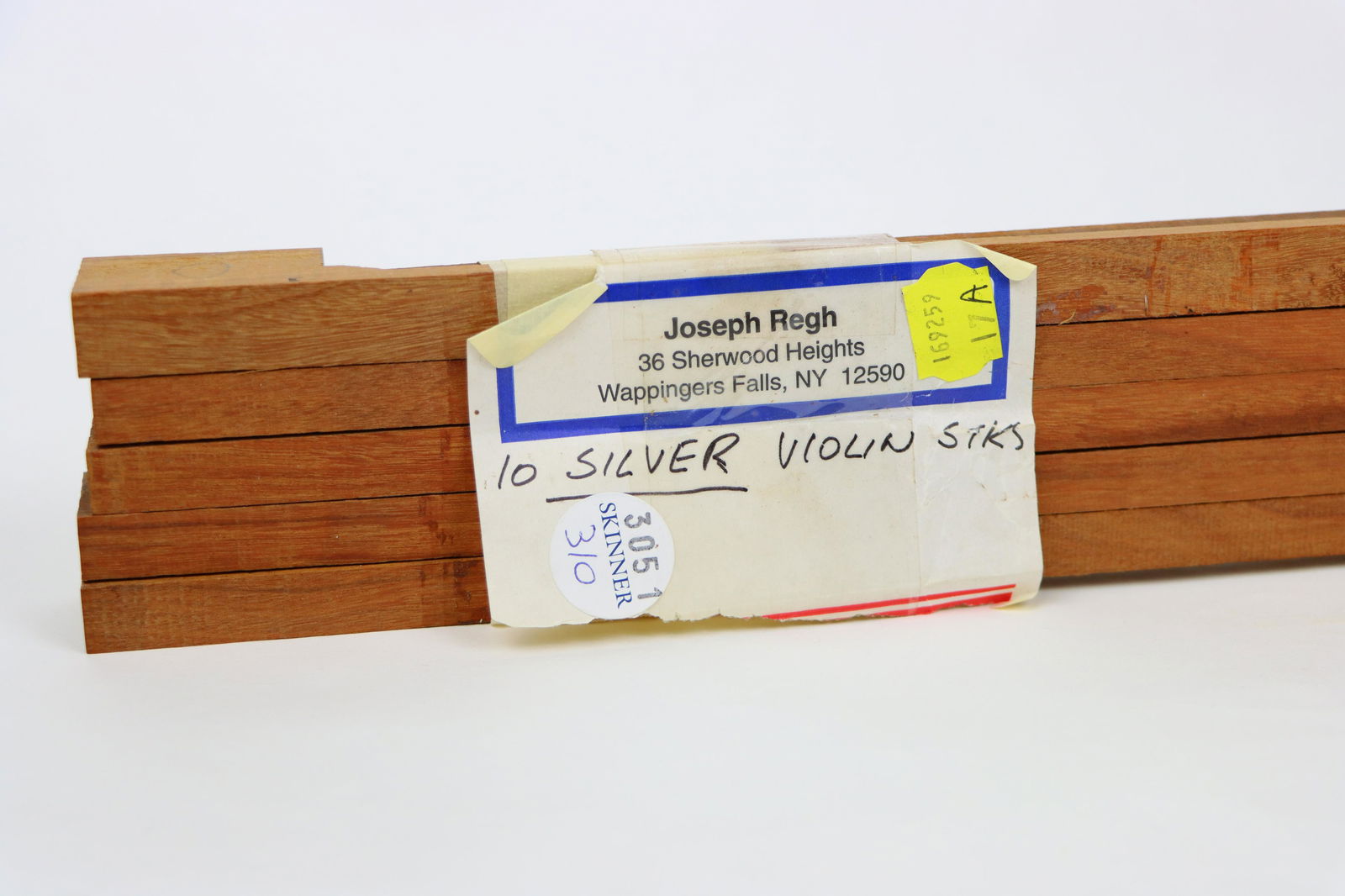 A Lot of Ten Pernambucco Violin Bow Blanks By Joseph Regh (1 of 10)