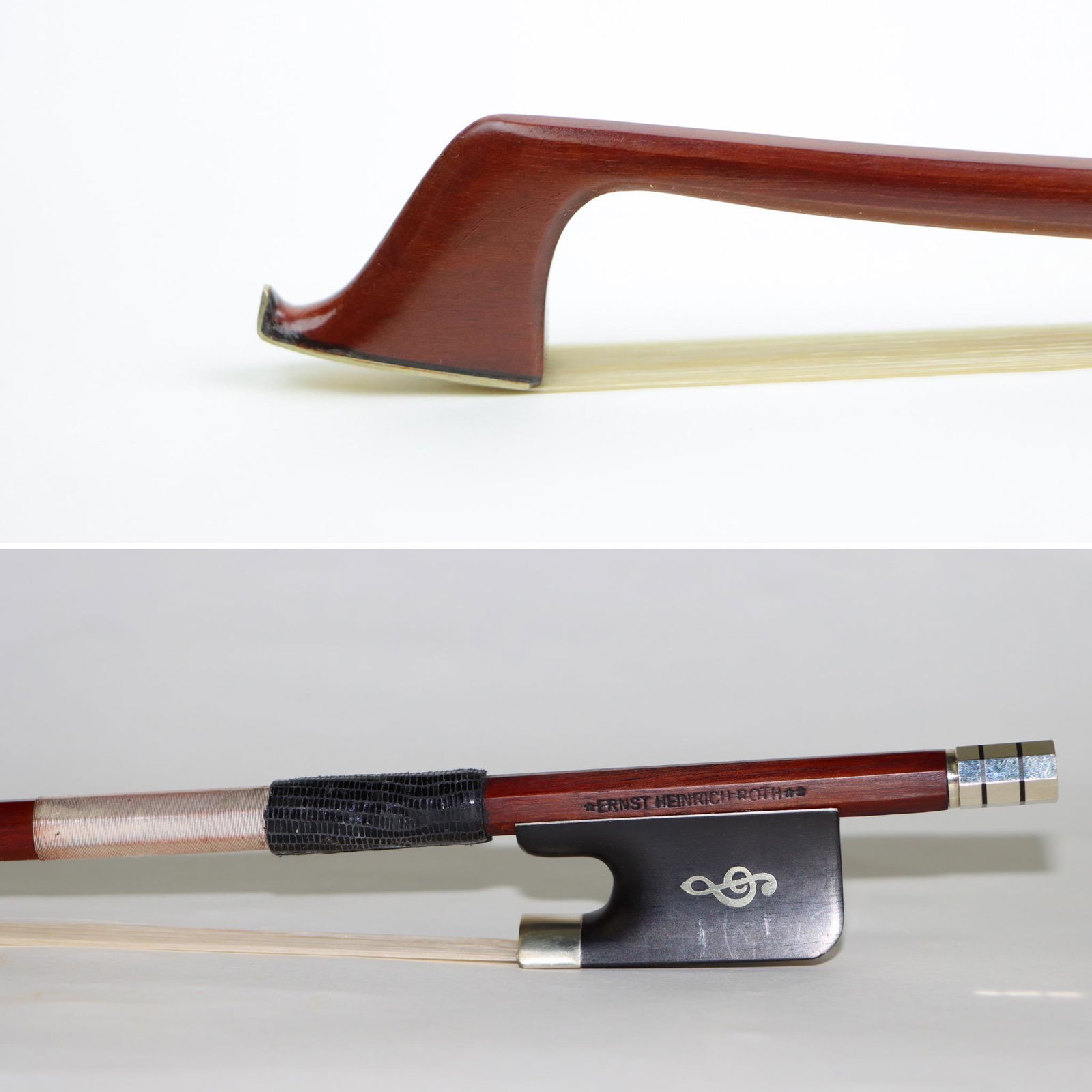 A Cello Bow Stamped Ernst Heinrich Roth Germany (1 of 14)