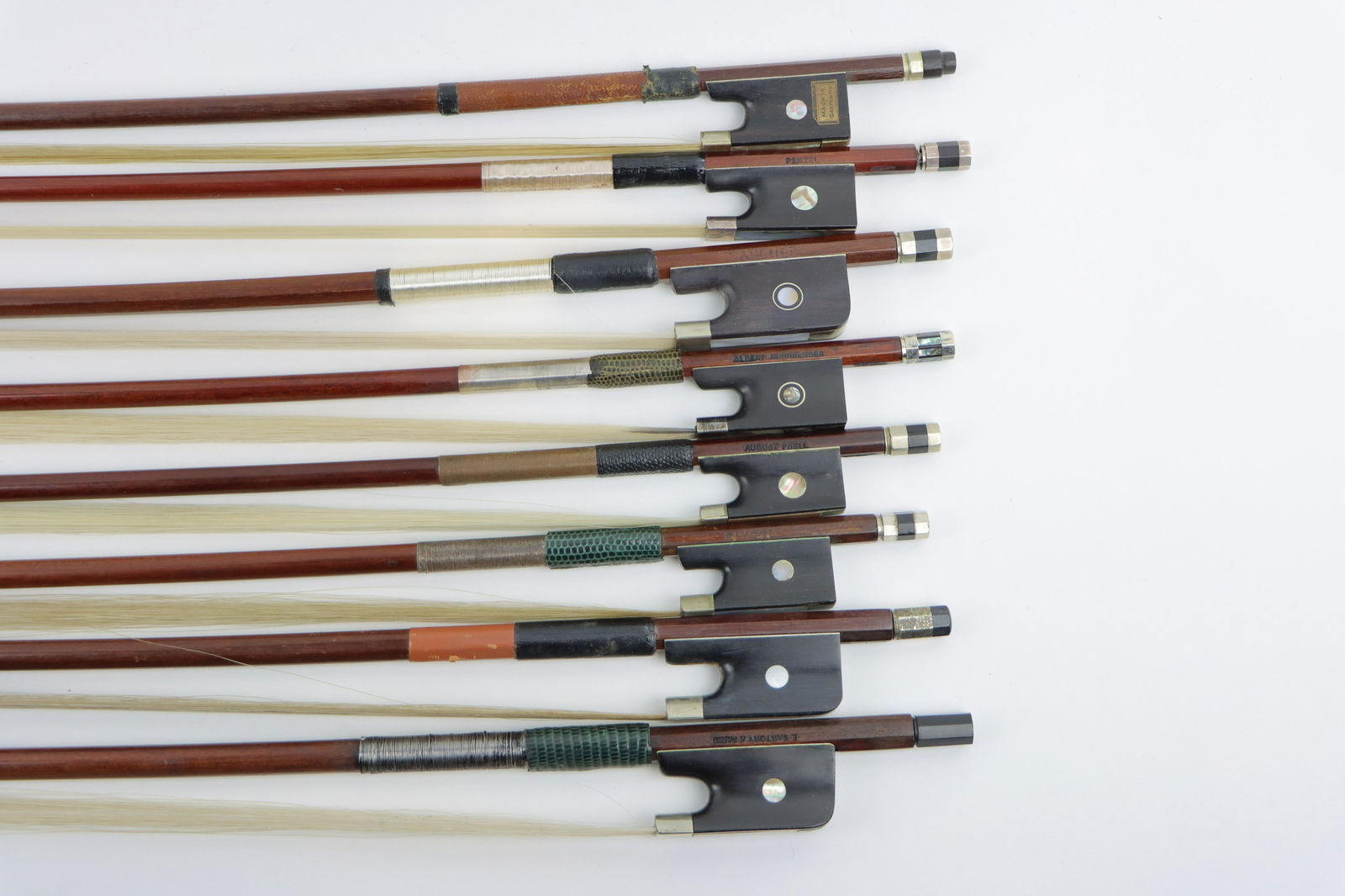 Bundle A - A Lot of Eight Violin and Cello Bows (1 of 18)