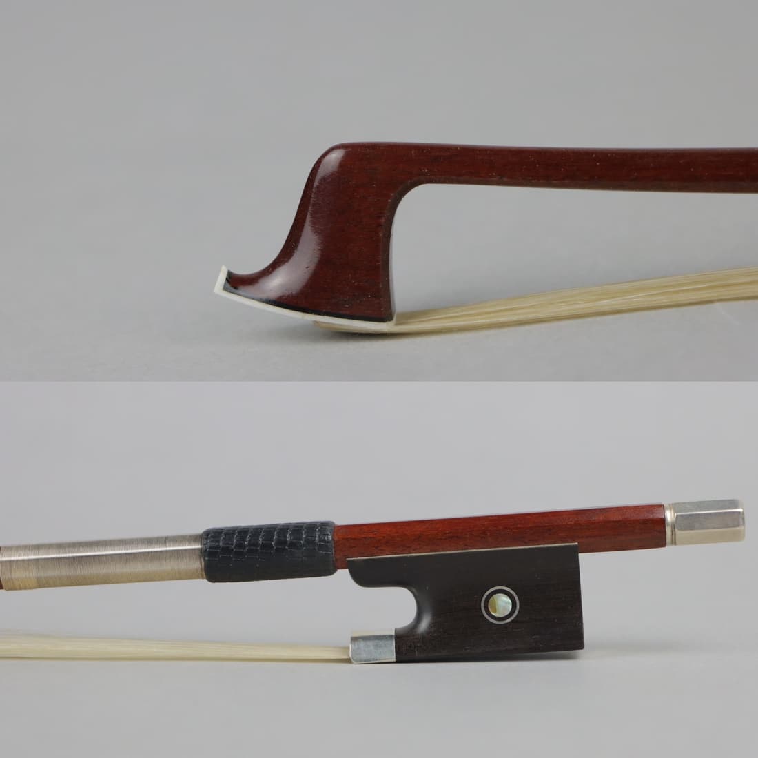 An Unstamped Silver Violin Bow (1 of 18)