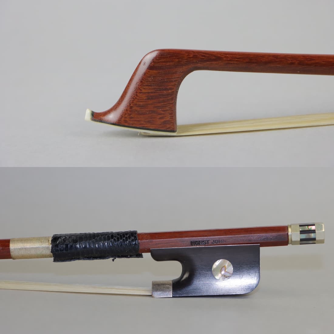 A Silver Cello Bow Stamped Horst John (1 of 18)