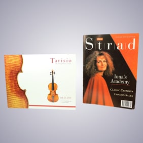 Lot of Two Literature on Violins Tarisio & Strad Magazine