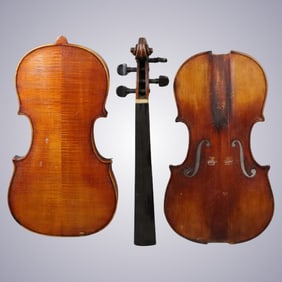 A Violin Labeled Philippus Brandilioni