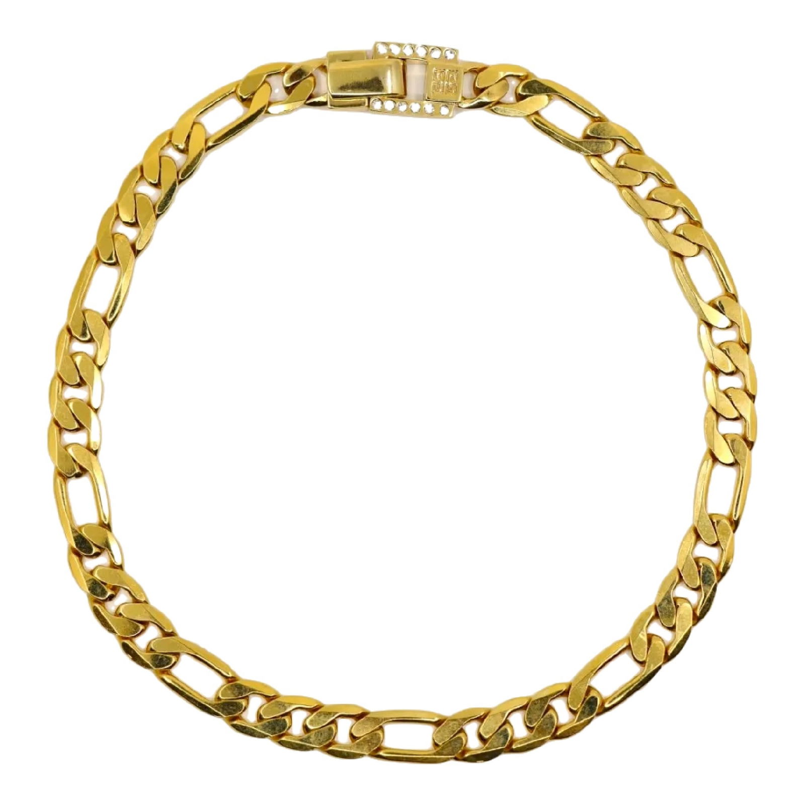 Vintage Givenchy Rhinestone Curb Link Choker (1 of 11)