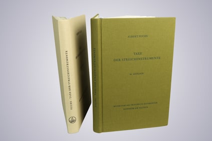 TAXE DER STREICHINSTRUMENTE 14TH & 15TH EDITION - FRIEDRICH HOFMEISTER MUSIKVERLAG