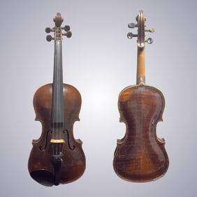 A VIOLIN BRANDED STAINER