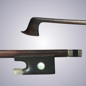 A VIOLIN BOW BY GUSTAV PRAGER