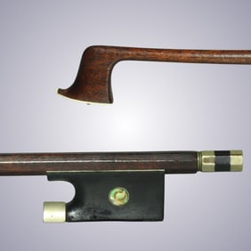 A VIOLIN BOW BY BAUSCH SHOP