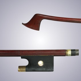 A VIOLIN BOW STAMPED R. WERNER