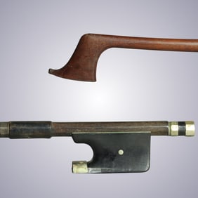 A CELLO BOW ATTRIBUTED TO BAUSCH FAMILY
