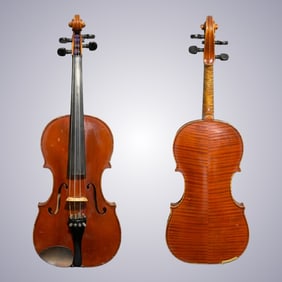 A VIOLIN BY HEINRICH THEODORE HEBERLEIN JR.