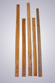 LOT A -  PERNAMBUCO WOOD BOARDS  7 LBS