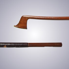 A VIOLIN BOW STICK ATTRIB. PARISIAN FIRM OF SILVESTRE & MAUCOTEL