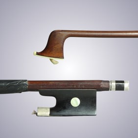 A VIOLIN BOW STAMPED G.A. PFRETZSCHNER ***