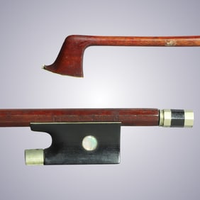 A VIOLIN BOW BY LUDWIG BAUSCH CIRCA 1880