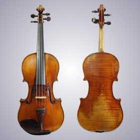 A VIOLIN BY JULES GRANDJON CIRCA 1850  CERTIFIED