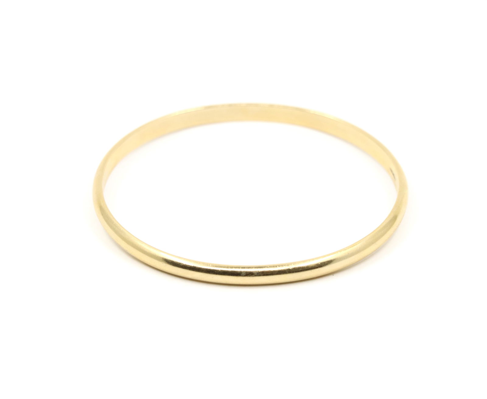 TIFFANY & CO. 14KT GOLD BANGLE (1 of 8)