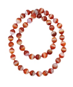 LARGE AGATE BEAD NECKLACE