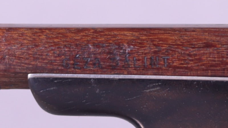 A VIOLA BOW STAMPED GEZA BALINT - 13