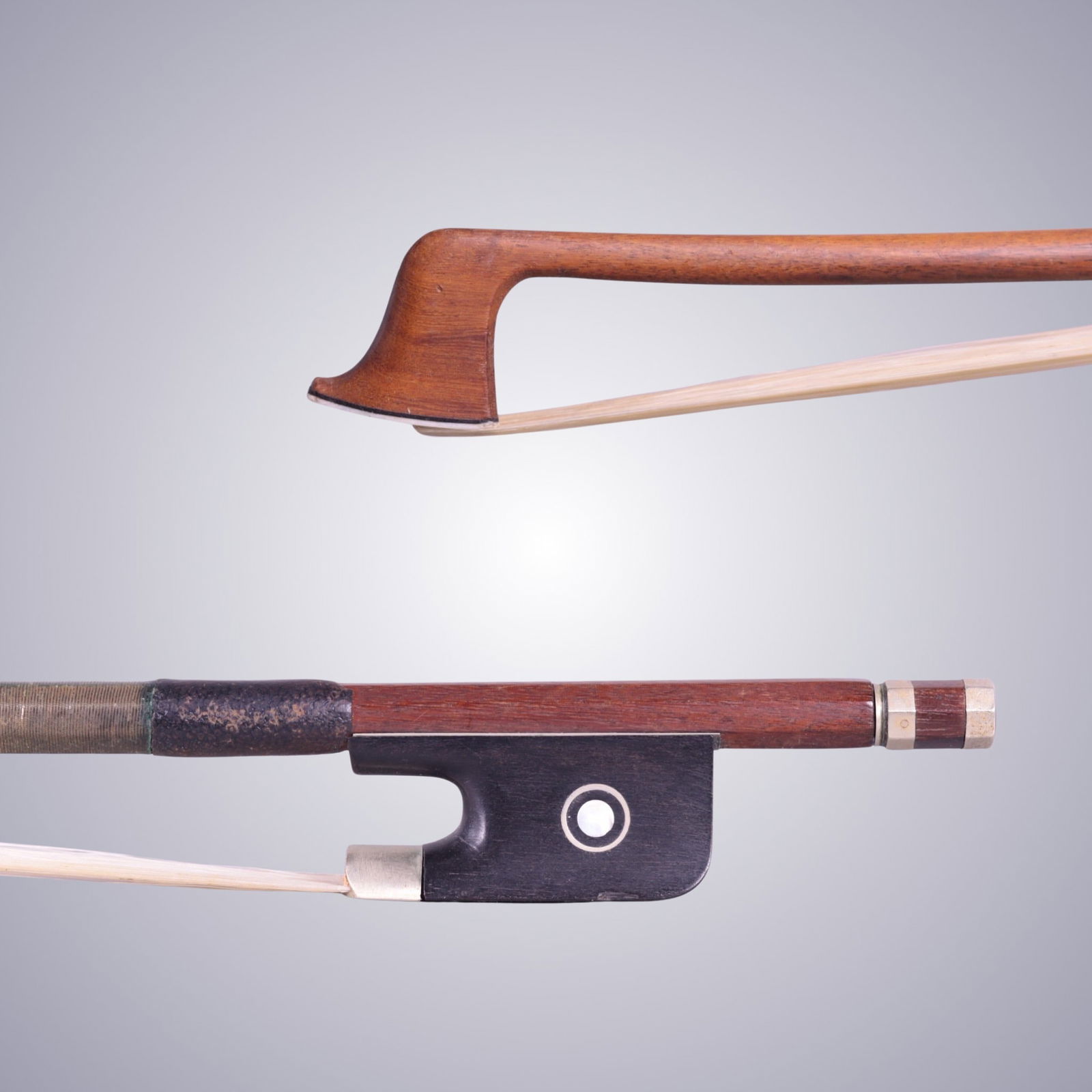 A GERMAN VIOLA BOW STAMPED LUPOT (1 of 9)