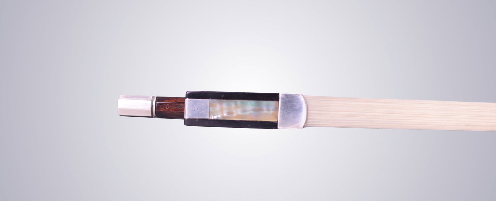 A VIOLA BOW ATTRIBUTED TO OTTO HOYER - 11