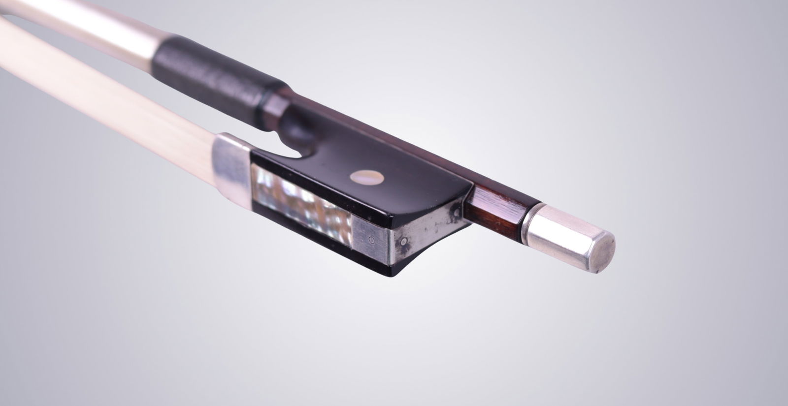 A VIOLA BOW ATTRIBUTED TO OTTO HOYER - 12