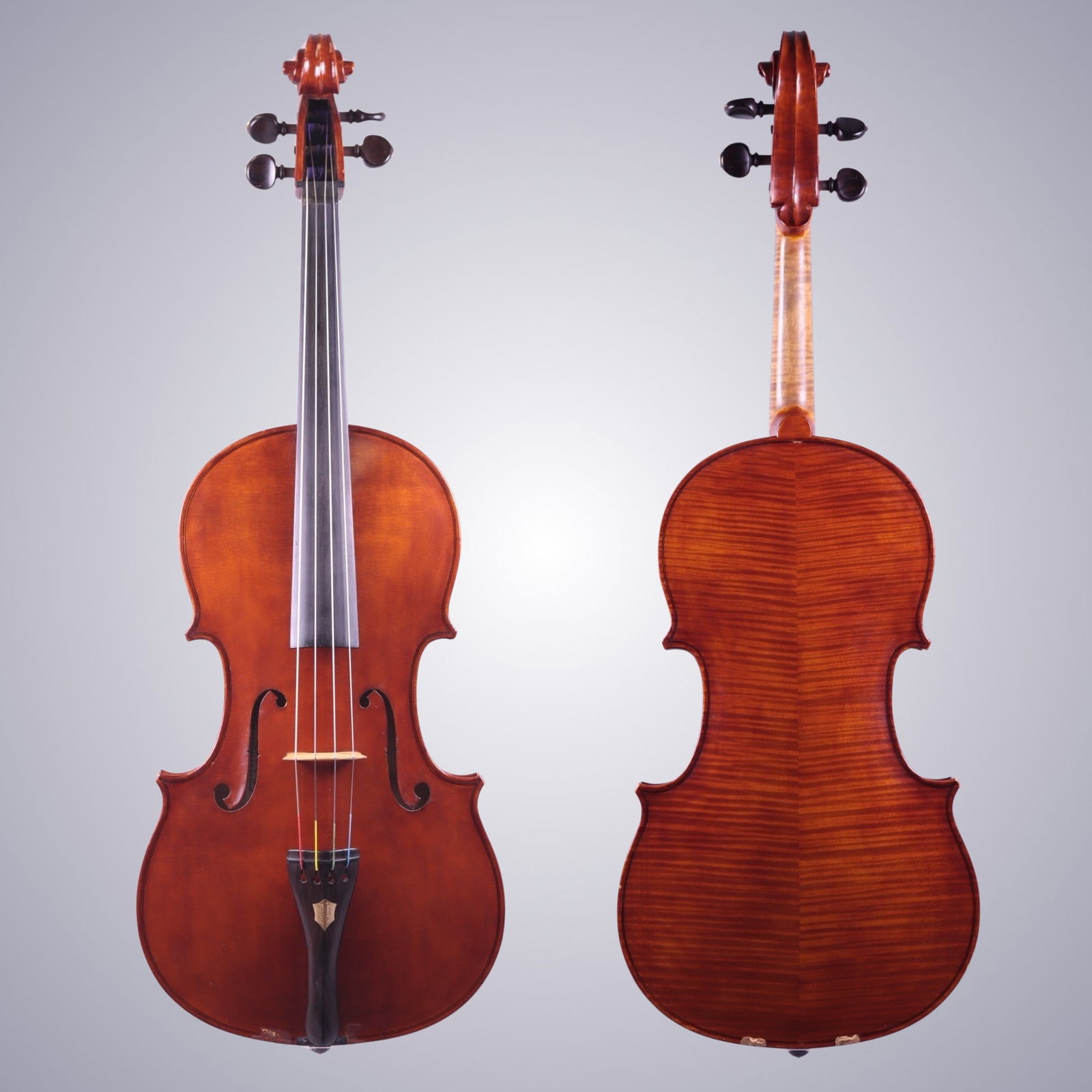 A VIOLA BY ERWIN HERTEL 1958: A VIOLA BY ERWIN HERTEL 1958 Labeled on Interior: Erwin Hertel Fecit New York 1958 For Juliet Stuart XII Fitted with original Tailpiece & Bridge from the Maker - Erwin Hertel and accompanied by the or
