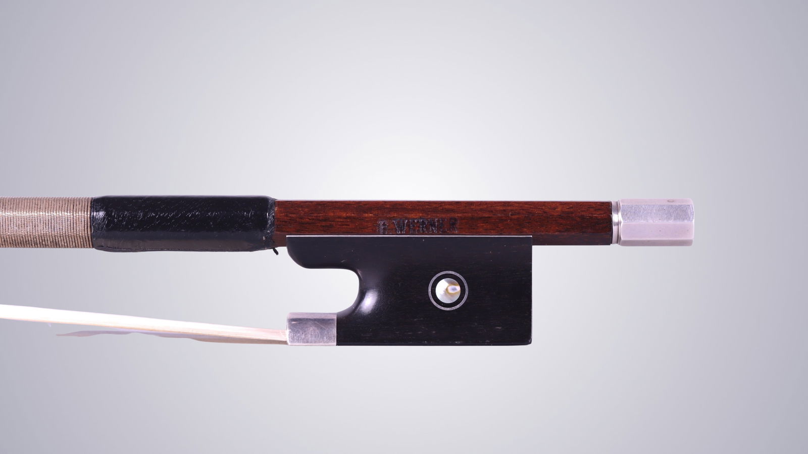 A VIOLIN BOW STAMPED E. WERNER - 2