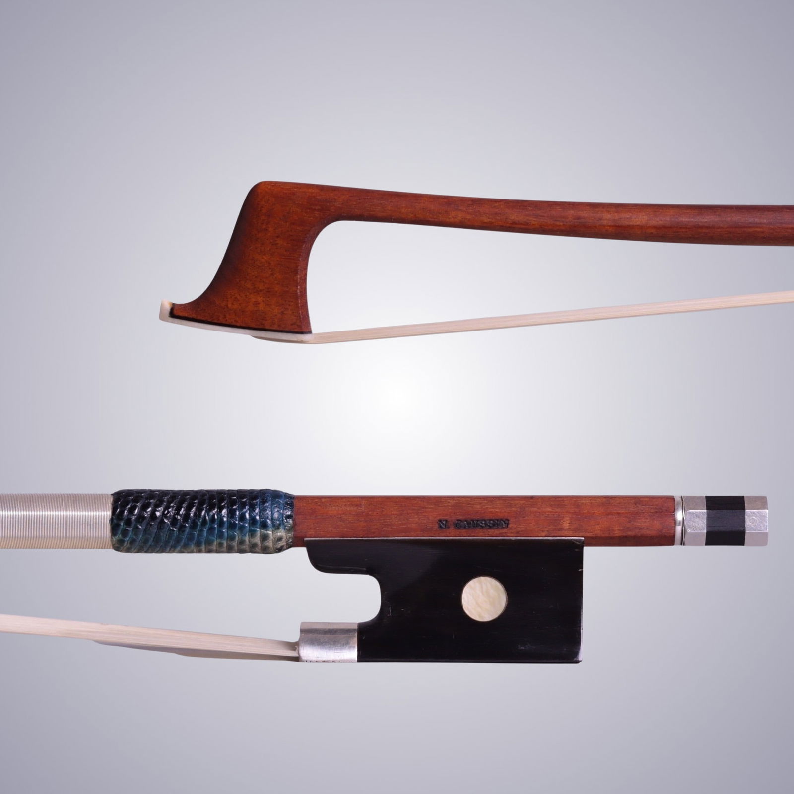 A VIOLIN BOW STAMPED N. CAUSSIN (1 of 13)