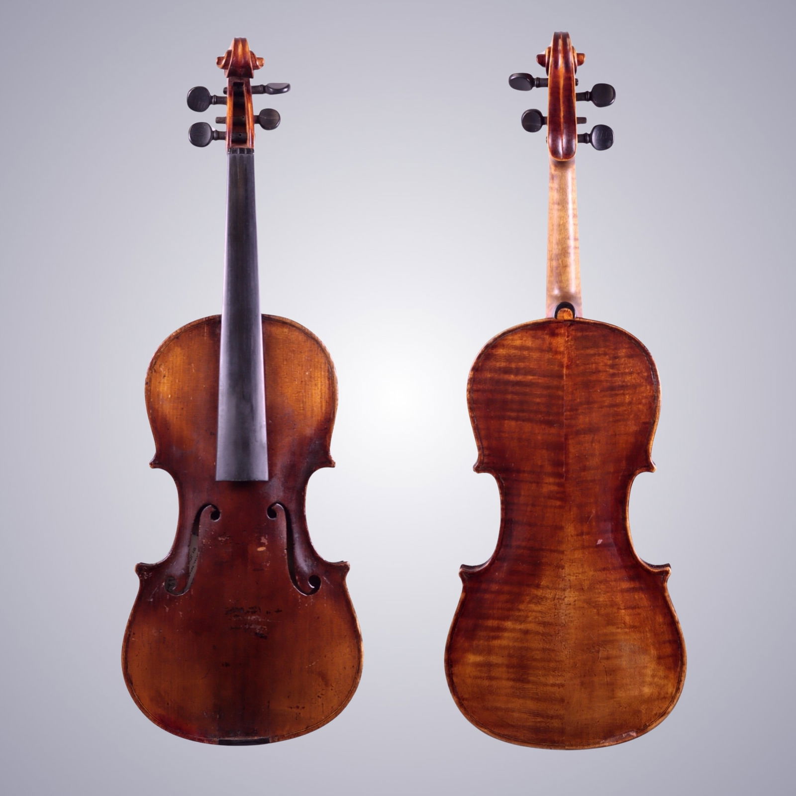 A VIOLIN LABELED GRADUATED, REPAIRED AND VARNISHED BY JOHN HINCHCLIFFE 1922: A VIOLIN LABELED GRADUATED, REPAIRED AND VARNISHED BY JOHN HINCHCLIFFE 1922 Labeled on Interior: GRADUATED, REPAIRED AND VARNISHED BY JOHN HINCHCLIFFE OTTAWA, ONT 1922 Labeled underneath: Antonius