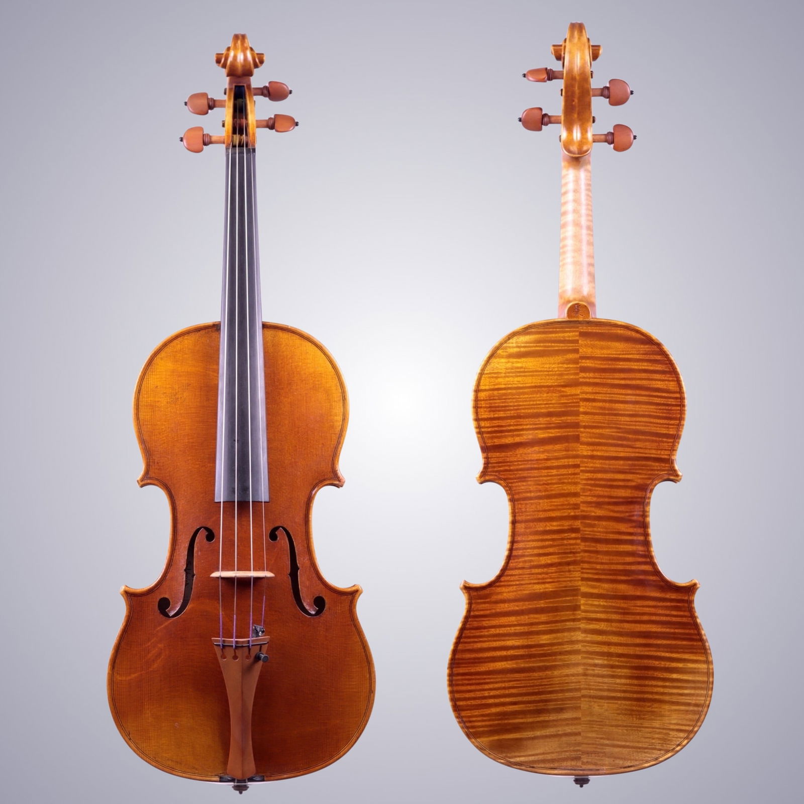 A VIOLIN BY LUCA SALVADORI 2005: A VIOLIN BY LUCA SALVADORI 2005 Labeled on Interior: Luca Salvadori CREMONA 2005 Hand signed on label. Catalog Note: The Violin will be accompanied by the original certificate of authenticity