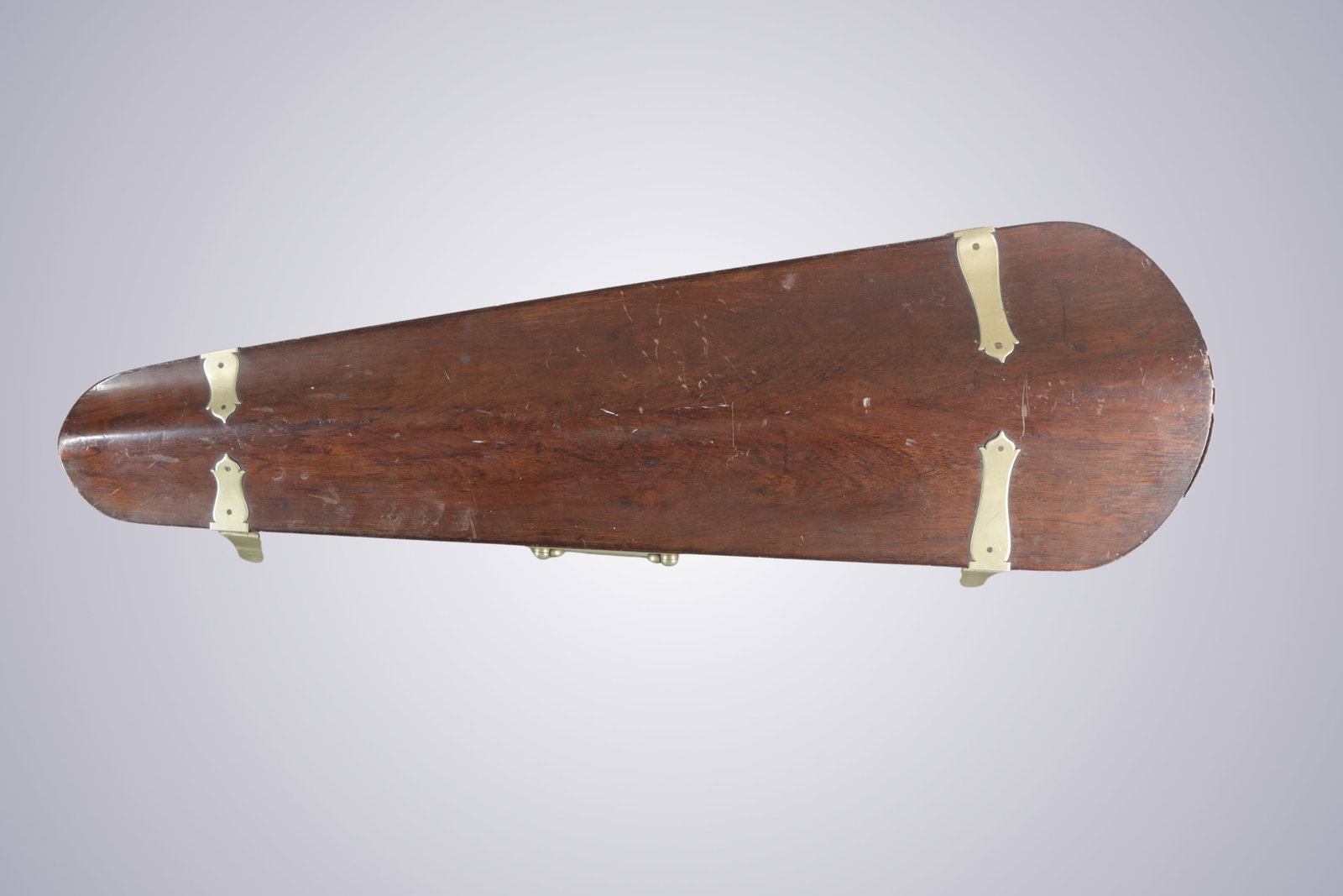 A WOODEN VIOLIN CASE - 5